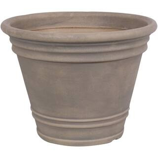 Sunnydaze Decor Franklin 20 in. Outdoor Flower Pot Planter in Beige DG-697 - The Home Depot | The Home Depot