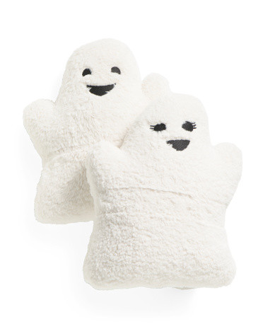 2pk 14x16 Sherpa Ghost Pillow Set | TJ Maxx