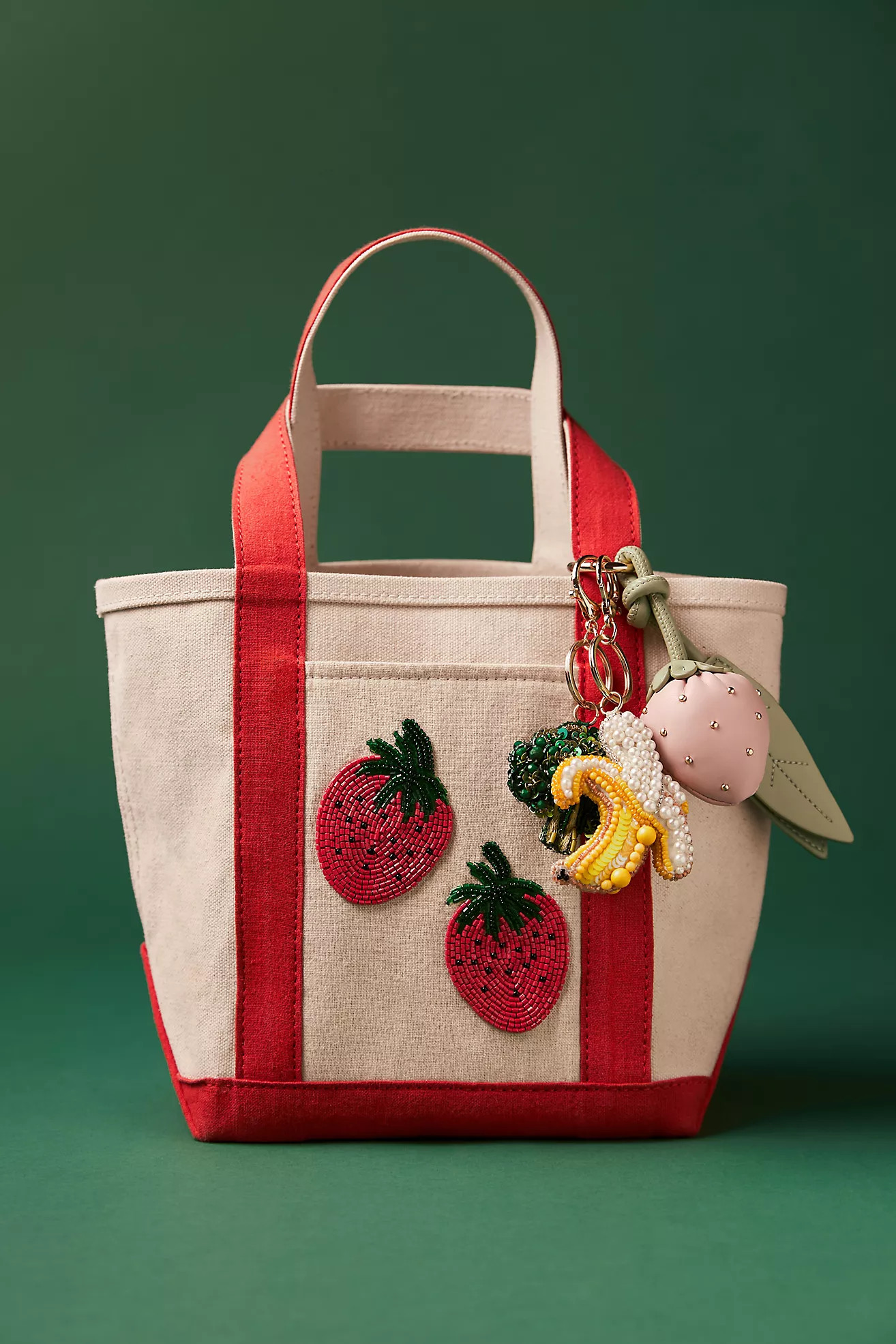 Beaded Canvas Tote | Anthropologie (US)