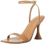The Drop Women's Lina Trend Heel Sandal, Doe Tan, 9.5 | Amazon (US)