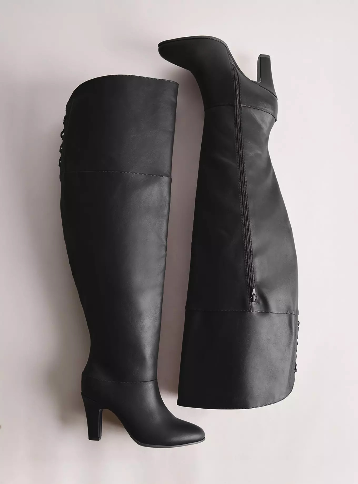 Lace-Up Heeled Over-The-Knee Boot (WW) | Torrid (US & Canada)