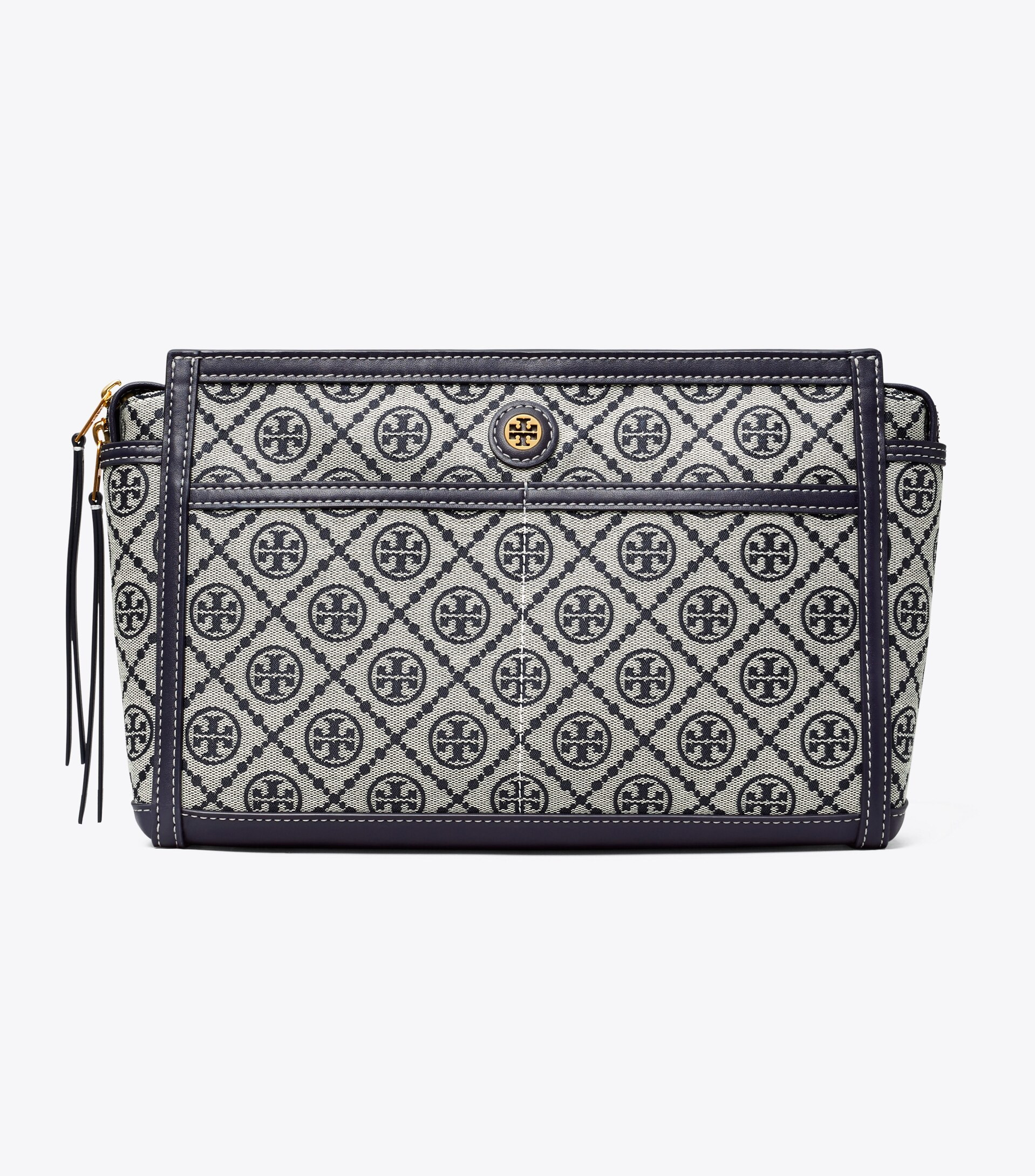 T Monogram Jacquard Travel Pouch | Tory Burch (US)