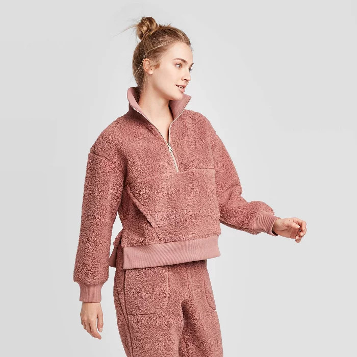 Women's Sherpa Pullover - JoyLab™ | Target