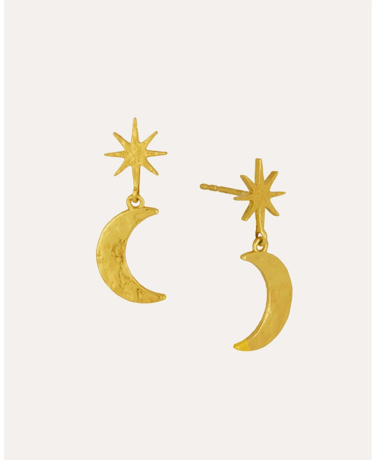 Ottoman Hands Star and Moon Drop Earrings - Gold | Macy's