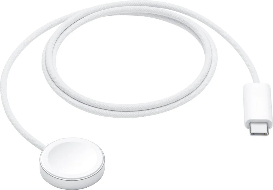 Apple - Watch Magnetic Fast Charger to USB-C Cable (1 m) - White | Best Buy U.S.