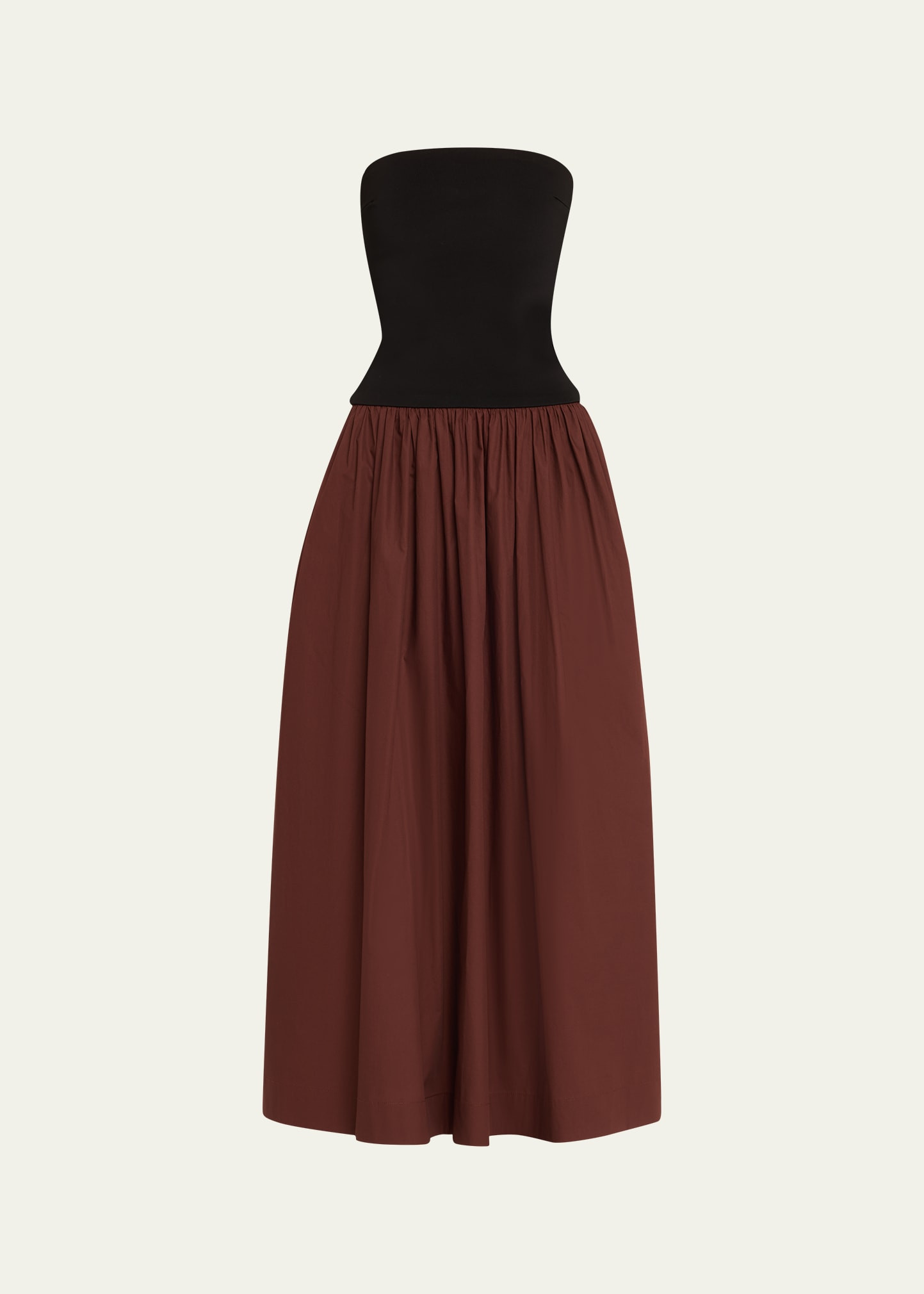 ESSE Studios Strapless Knit Cotton Dress | Bergdorf Goodman