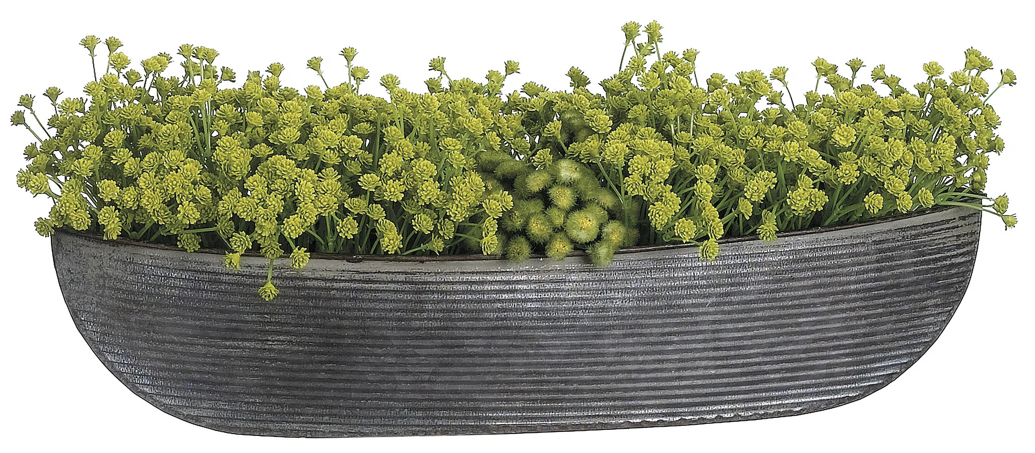 6'' Faux Moss Plant in Metal Planter | Wayfair North America