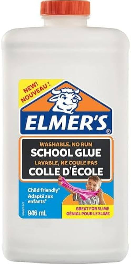Elmer's White PVA Glue | 946 mL | Washable and Kid Friendly | Great for Making Slime and Crafting | Amazon (US)