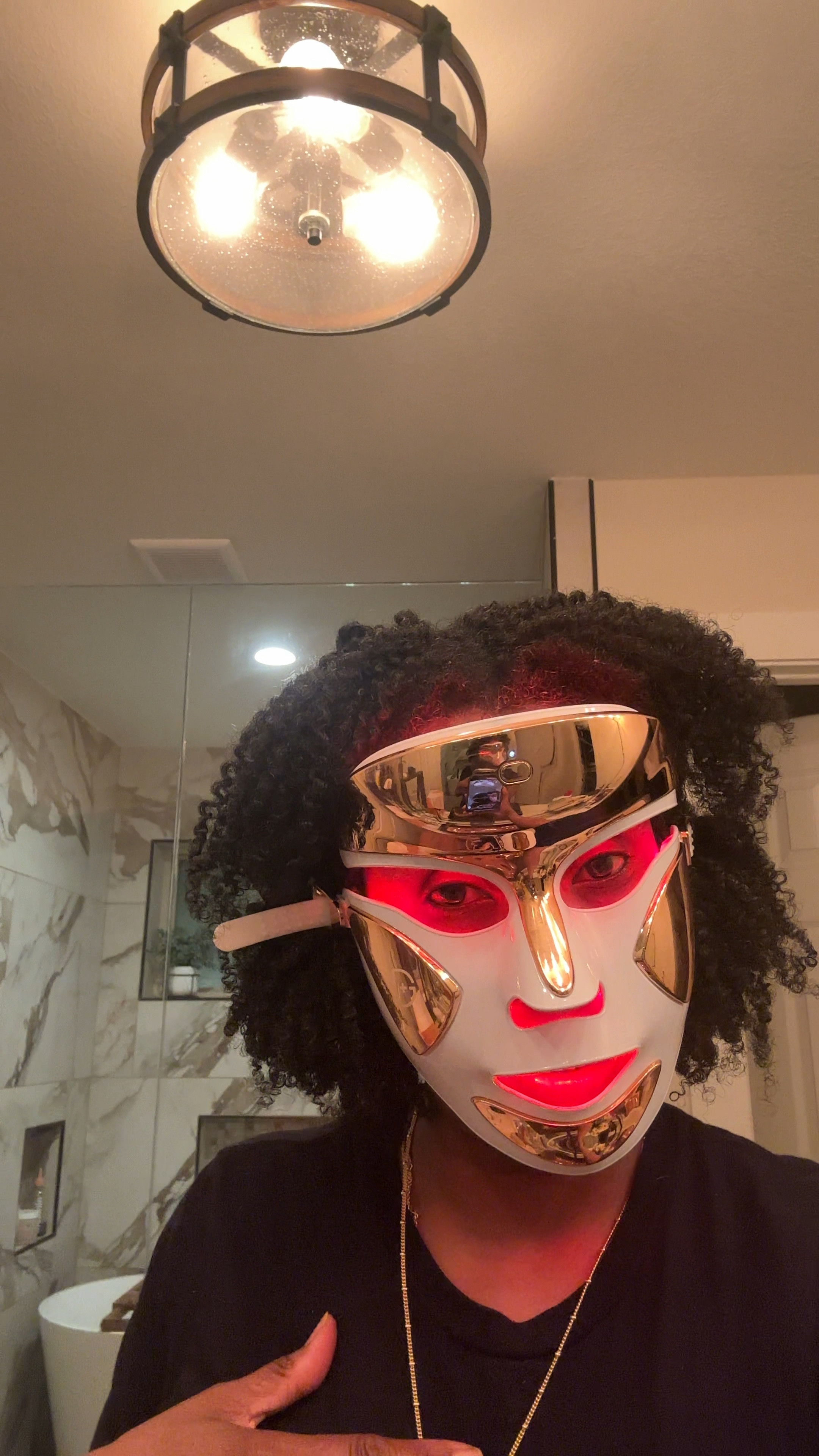 Red light mask for clear smooth and glowing skin! Over 50 where?!?

#LTKVideo #LTKOver40 #LTKBeauty