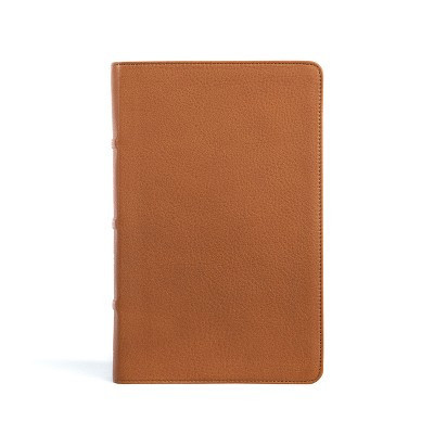 CSB Single-Column Personal Size Bible, Saddle Genuine Leather - by  Csb Bibles by Holman (Leather Bound) | Target