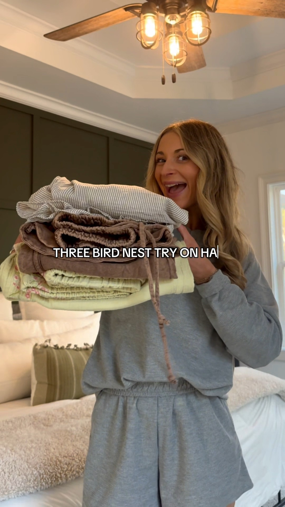 @threebirdnest try-on haul 🤍✨ Spring outfits featuring the cutest dress and two fun, comfy statement pants you’ll live in all season. Think effortless style, flattering fits, and easy pieces you can dress up or down.

Use code CASEYC20 to save 20% 🤩Which piece is your fav?! 👀

#threebirdnest #threebirdneststyle #tryonhaul #springfashion #springoutfits 

#LTKspringtrends #LTKU #LTKhaul