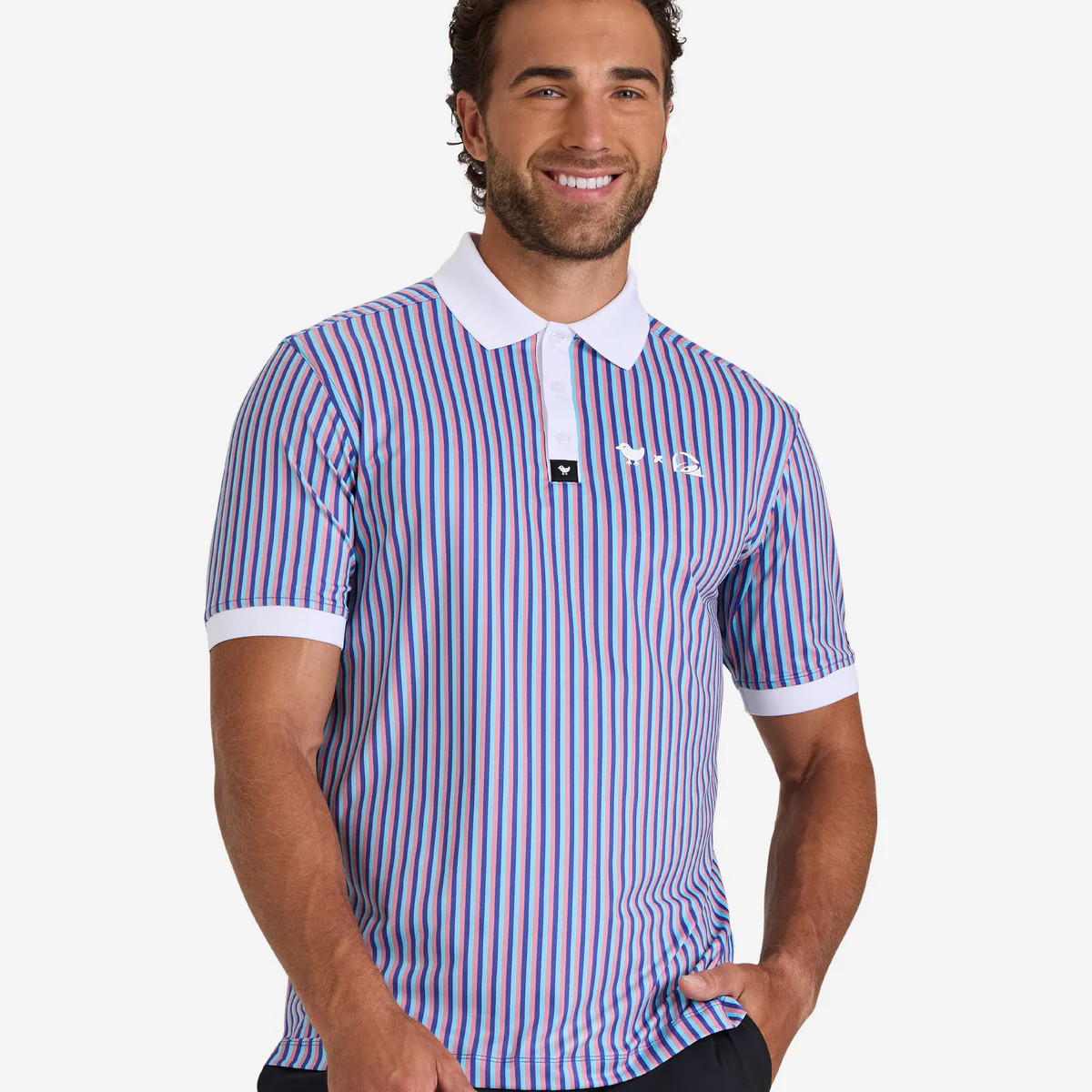 Taco Bell Stripe Polo - Men's | Bad Birdie