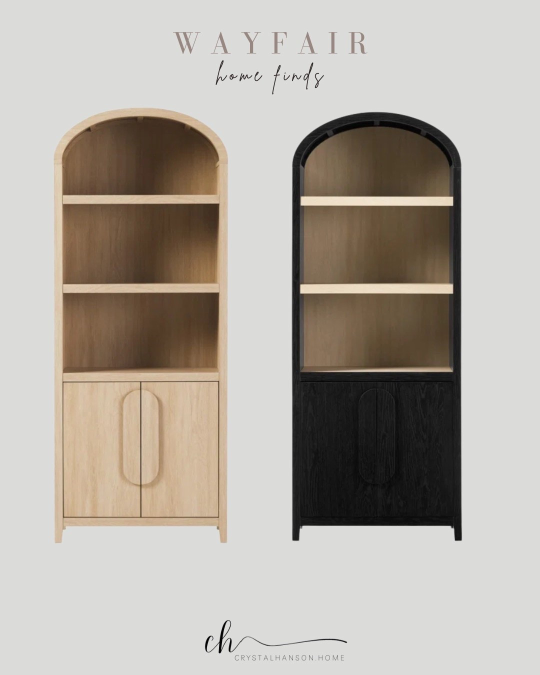 Love these arched bookcases 

#LTKSaleAlert #LTKHome
