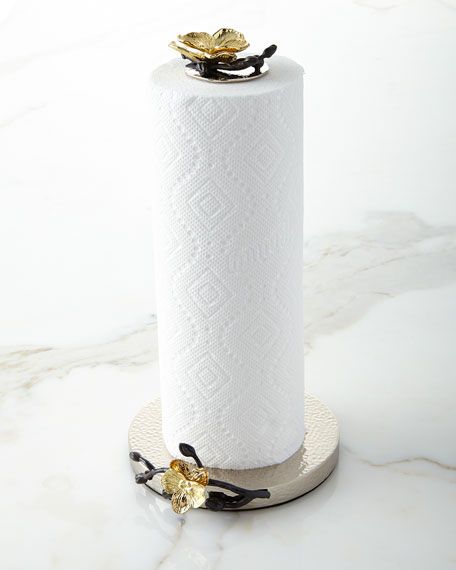 Michael Aram Gold Orchid Paper Towel Holder | Neiman Marcus
