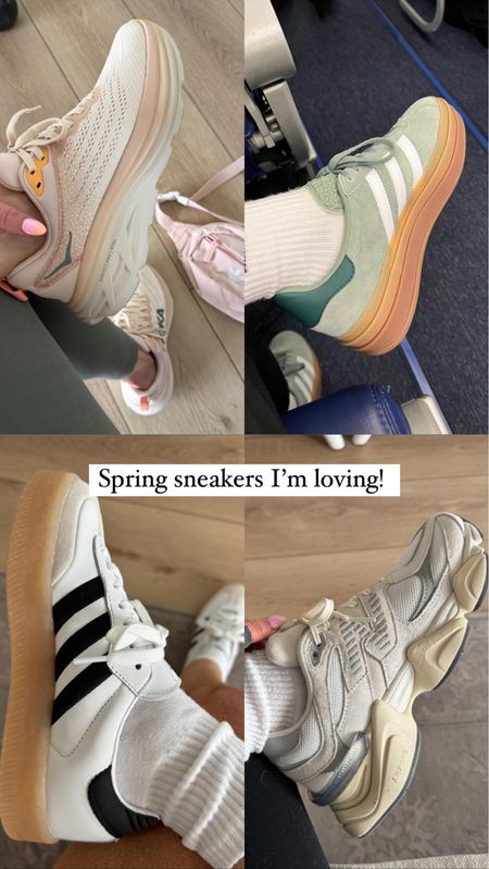 Spring sneakers I’m loving! 

Adidas, new balance, hoka, running shoes, casual sneakers

#LTKShoeCrush #LTKFindsUnder100 #LTKStyleTip