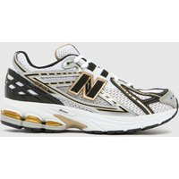 New Balance White & Gold 1906 Youth Trainers | Schuh