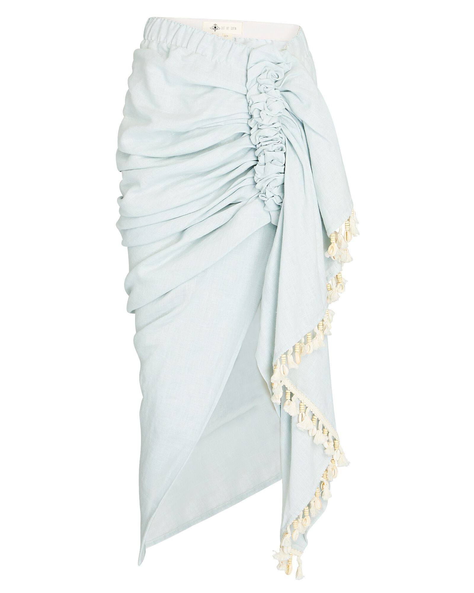 Tulum Ruched High-Low Skirt | INTERMIX