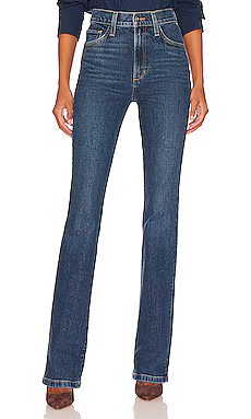 Favorite Daughter Valentina Super High Rise Boot Cut Jean in Woodside from Revolve.com | Revolve Clothing (Global)