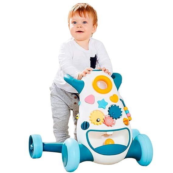 KÜB Interactive Baby Push Walker | Aquamarine | Locking Wheels | Safe & Stable Design | Activity... | Amazon (US)