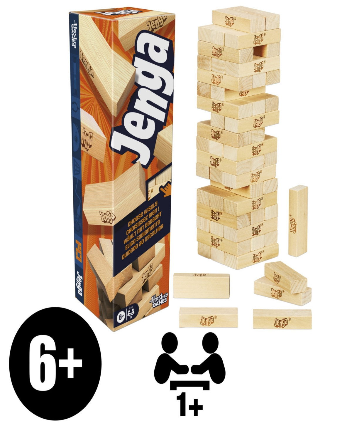 Hasbro Gaming Jenga Classic Puzzle Game - Multi color | Macy's