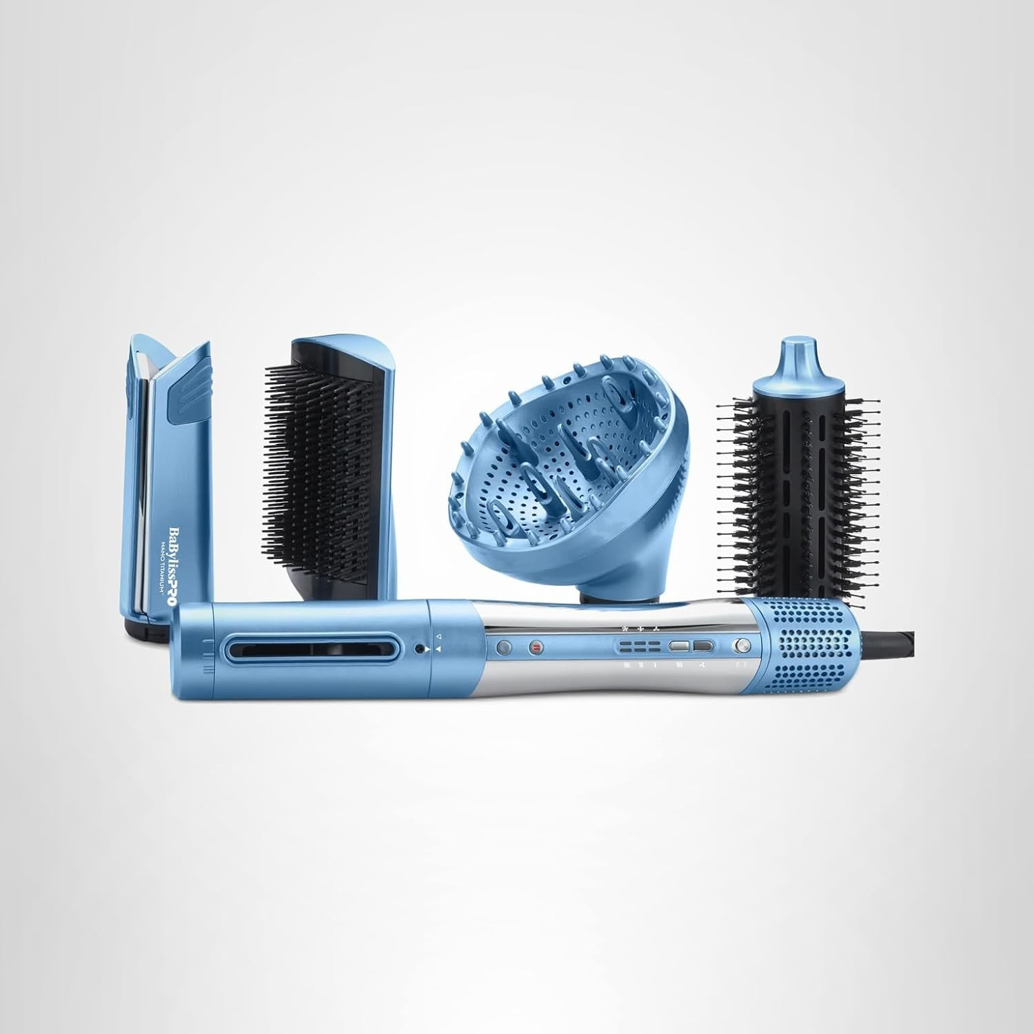 StyleSwitch Ionic Multi-Styler, Air Styler and Hair Dryer, Lightweight Hot Air Brush with 5 Attac... | Amazon (US)