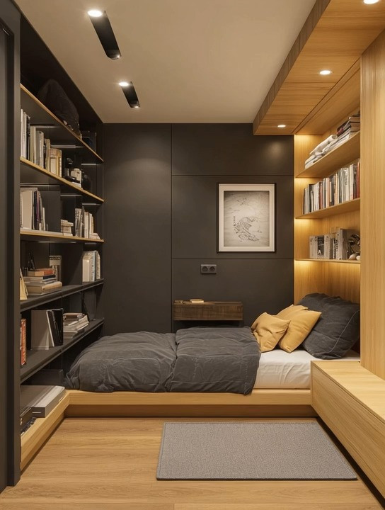  Maximizing space in a teenager’s room doesn’t have to be complicated.

Smart design can completely transform even the smallest bedroom into a functional, organized, and stylish space.

Built-in style shelving like these IKEA BILLY bookcases instantly create the feeling of a custom library wall while providing plenty of storage for books, decor, school materials, and personal collections. Paired with a low platform bed and wall-to-wall shelving, this layout turns a compact room into a cozy reading nook, study space, and bedroom all in one.

Whether you choose dark walnut shelves for a modern look or white shelves for a bright minimalist style, these ready-to-install storage systems make it easy to create a clean, organized environment teenagers actually enjoy spending time in.

Perfect for:
• Teen bedroom storage
• Small bedroom space optimization
• Built-in bookshelf look without custom carpentry
• Reading nook bedroom designs
• Modern minimalist teen rooms

A well-designed room encourages focus, creativity, and calm — and the right shelving system makes all the difference. 

#TeenRoomIdeas
#SmallBedroomDesign
#TeenBedroomDecor
#BedroomStorageIdeas
#SpaceSavingDesign
#BuiltInBookshelves
#IkeaBillyBookcase
#BedroomOrganization
#ModernBedroomIdeas
#StudyRoomInspiration
#HomeOrganization
#MinimalistBedroom
#SmartStorageSolutions
#BedroomDesignIdeas
#LTKHome


 

#LTKHome