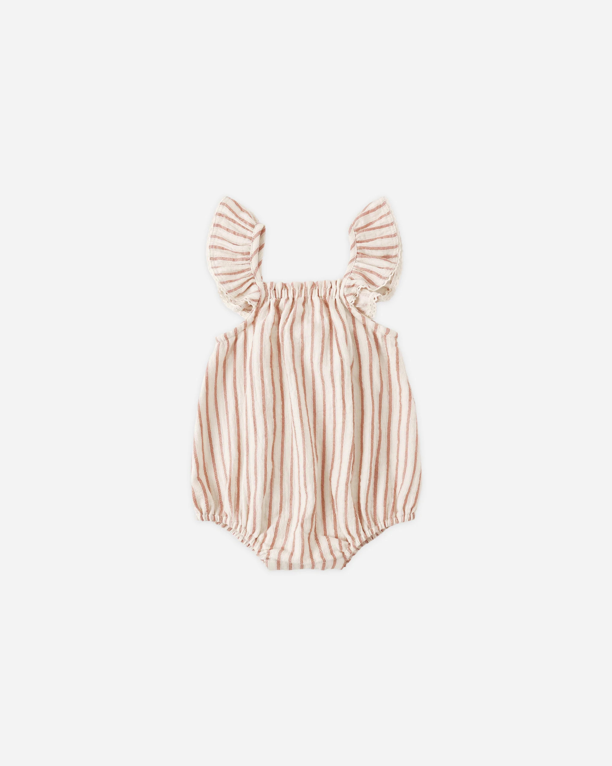 Bonnie Romper Vintage Stripe | Rylee + Cru