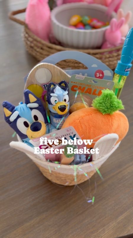 Under $30 Waster basket from @fivebelow with the cutest Bluey stuff too!! 


#easterbaskets #easterbasketideas #fivebeloweaster #toddlereasterbasket #boyseasterbasket #girlseasterbasket #bluey 

#LTKSpringSale #LTKkids #LTKSeasonal