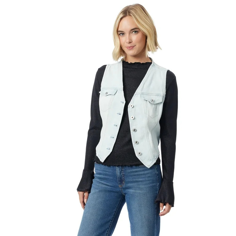 Jessica Simpson Women's Denim Vest, Sizes XS-XL | Walmart (US)