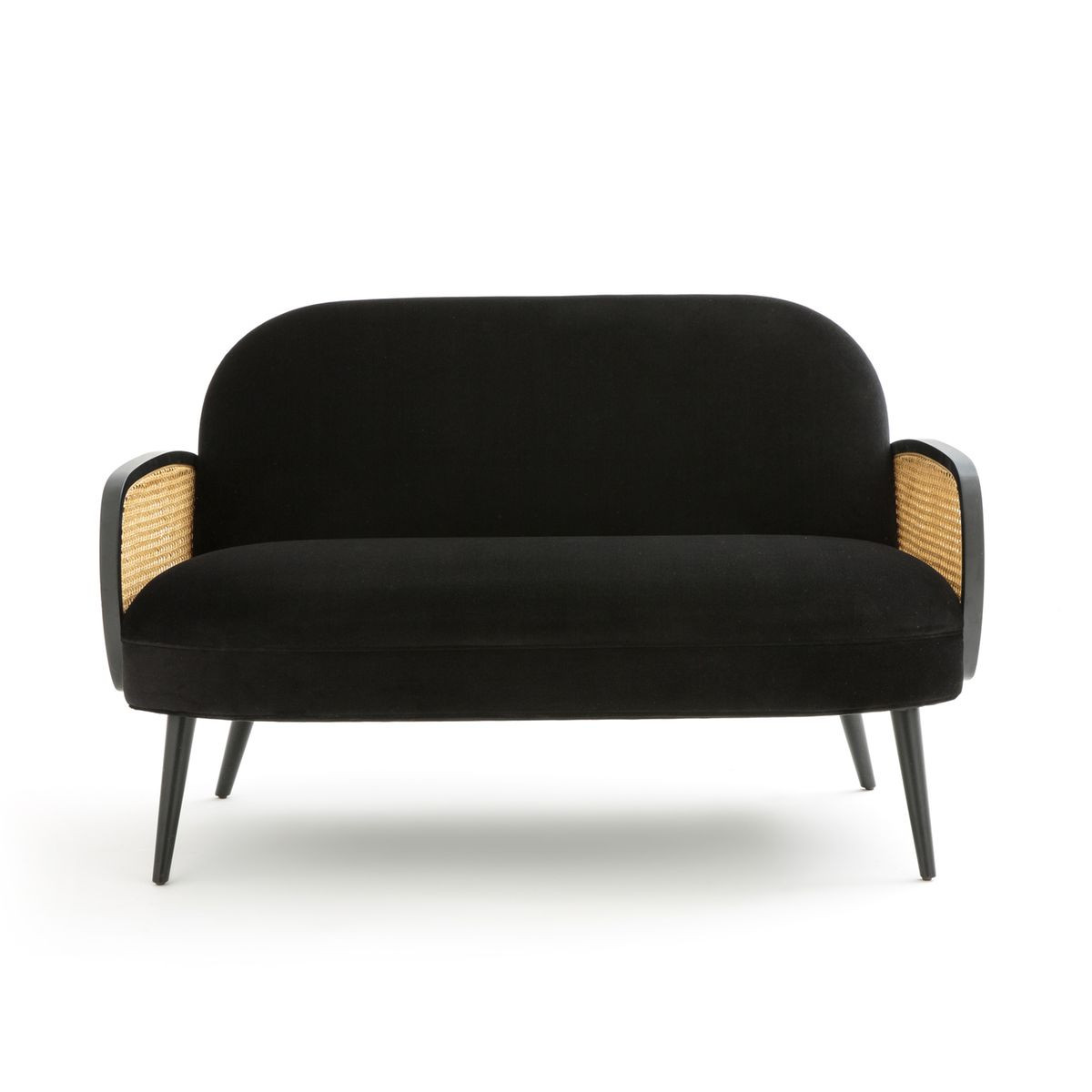 Canapé velours et cannage, Buisseau | La Redoute (FR)