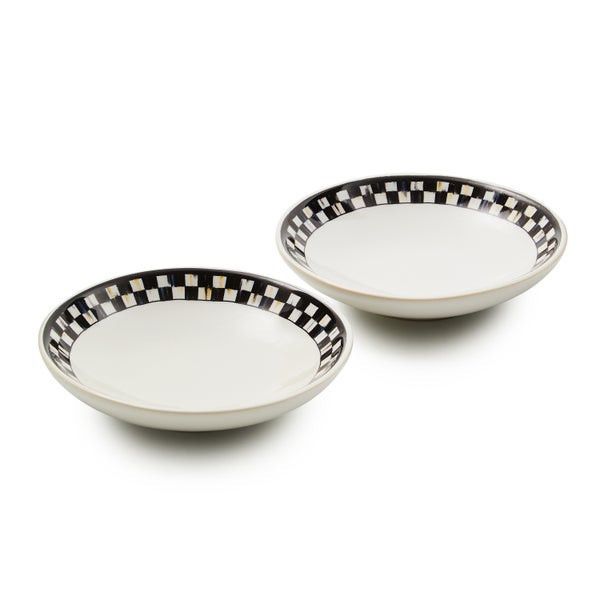 MacKenzie-Childs Courtly Check Everyday Pinch Bowls | MacKenzie-Childs