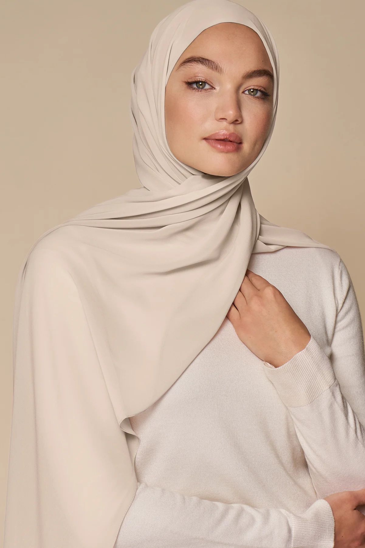 Everyday Chiffon Hijab - Pearl | Haute Hijab