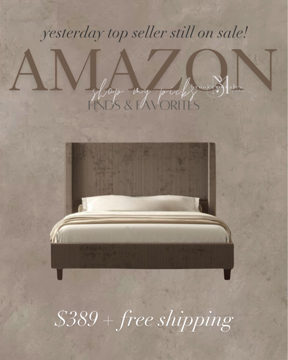 Gorgeous upholstered bed frame on sale✨

#LTKStyleTip #LTKSummerSales #LTKHome