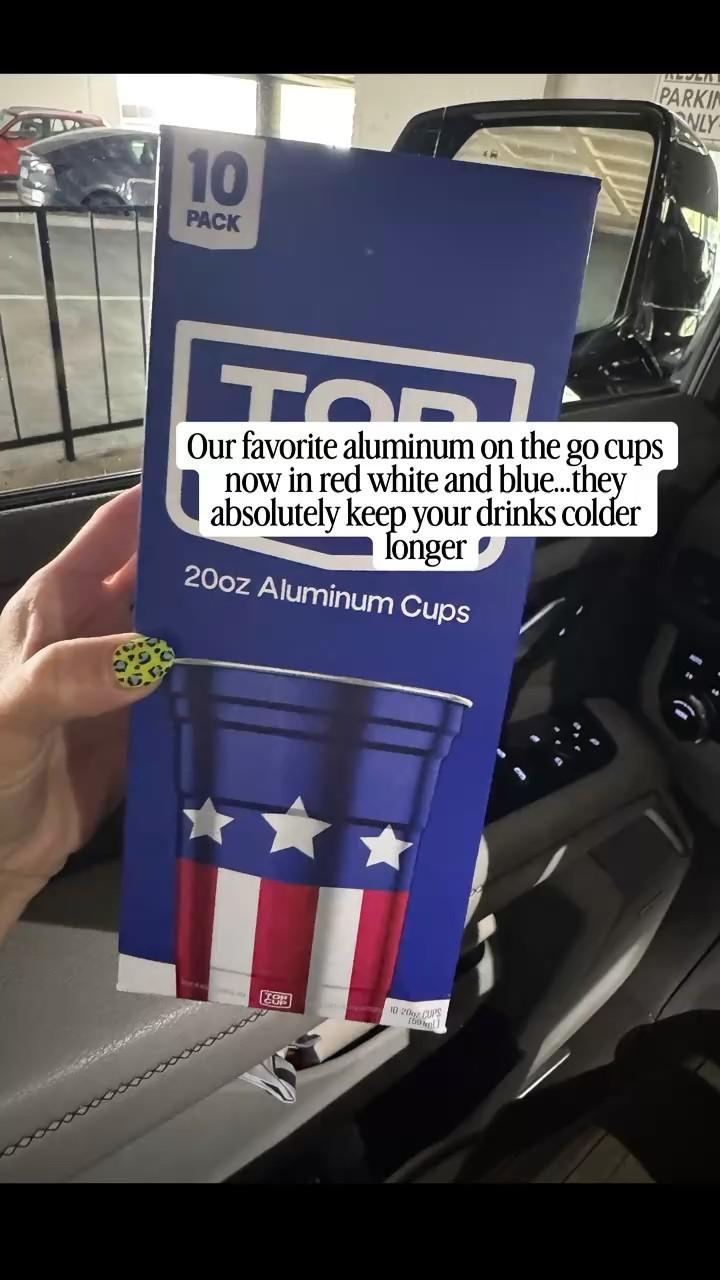 Memorial Day or July 4th, keep your drinks cold with these red white and blue themed metal to go cups.  

#OutdoorEntertaining #TravelCups #July4 #MemorialDay ￼

#LTKSeasonal #LTKTravel
