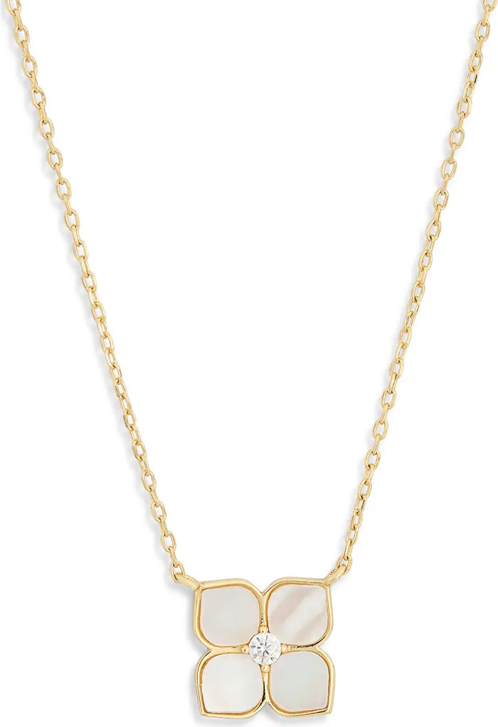 Argento Vivo Sterling Silver Mother of Pearl Flower Pendant Necklace | Nordstromrack | Nordstrom Rack