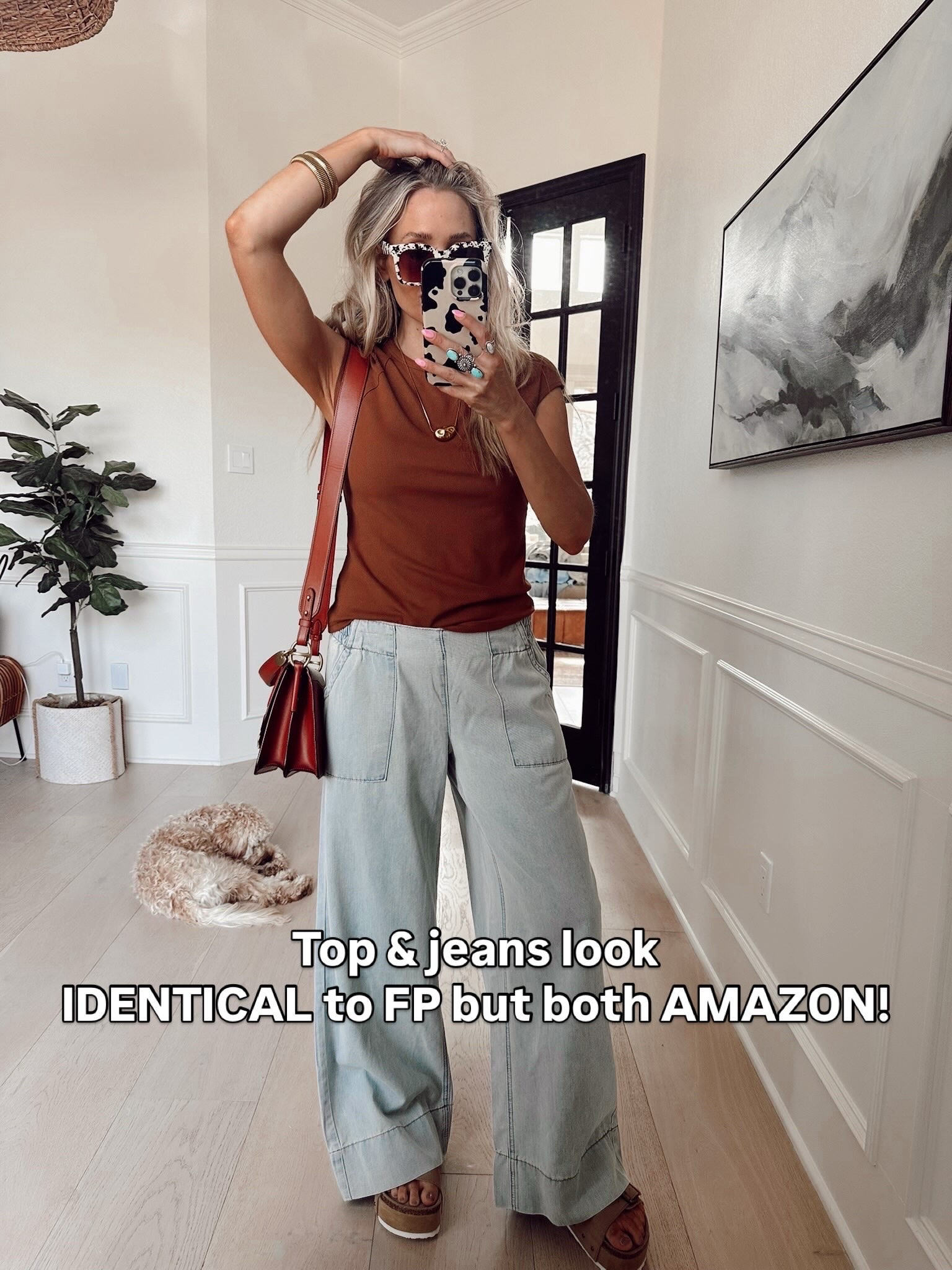 Looks identical to the FP ones…. And I bought the FP pants and loved the Amazon ones just as much! 
Wearing size s / my tts 
5’5” | 120 ishs

#LTKdayinmylife #LTKgrwm #LTKootd
