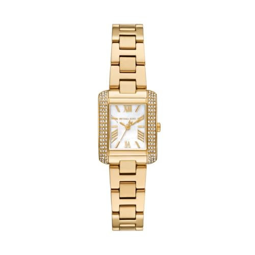 Michael Kors Women's Emery Three-Hand Gold-Tone Stainless Steel Watch | Amazon (US)