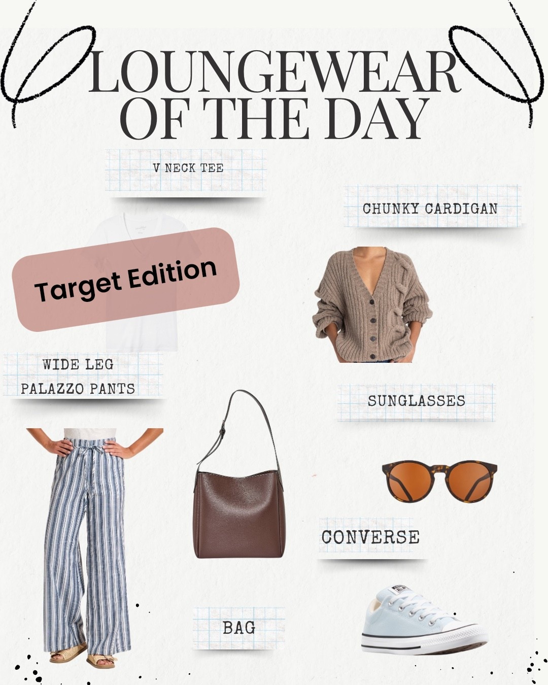 This Target blue striped wide-leg palazzo pant set is the perfect cozy-to-outside transition look.

Paired with a classic white v-neck tee and chunky cardigan for that relaxed, European coffee shop vibe. Finished with Converse and tortoise sunnies for effortless cool-girl energy.

Soft. Relaxed. Layerable. And Target priced.

#TargetStyle #TargetFinds #CozyLayers #WideLegPants #CasualStyle


#LTKgrwm #LTKootd #LTKOver40