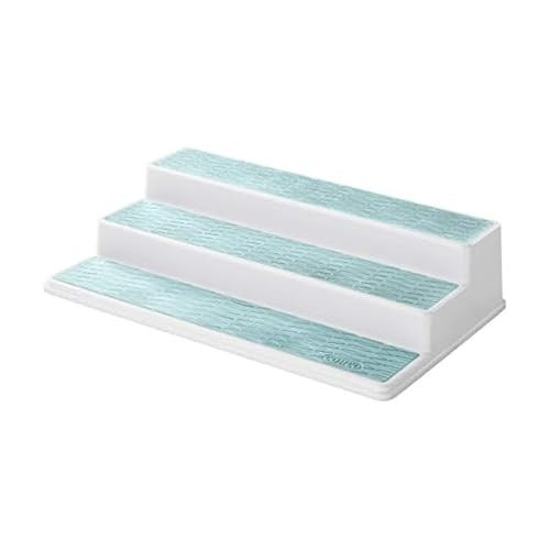 Copco Basics 3-Tier Spice Pantry Kitchen Cabinet Organizer, 15-Inch, Aqua | Amazon (US)