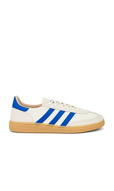 adidas Originals Handball Spezial Sneaker in Cream White, Blue, & Warm Sand from Revolve.com | Revolve Clothing (Global)