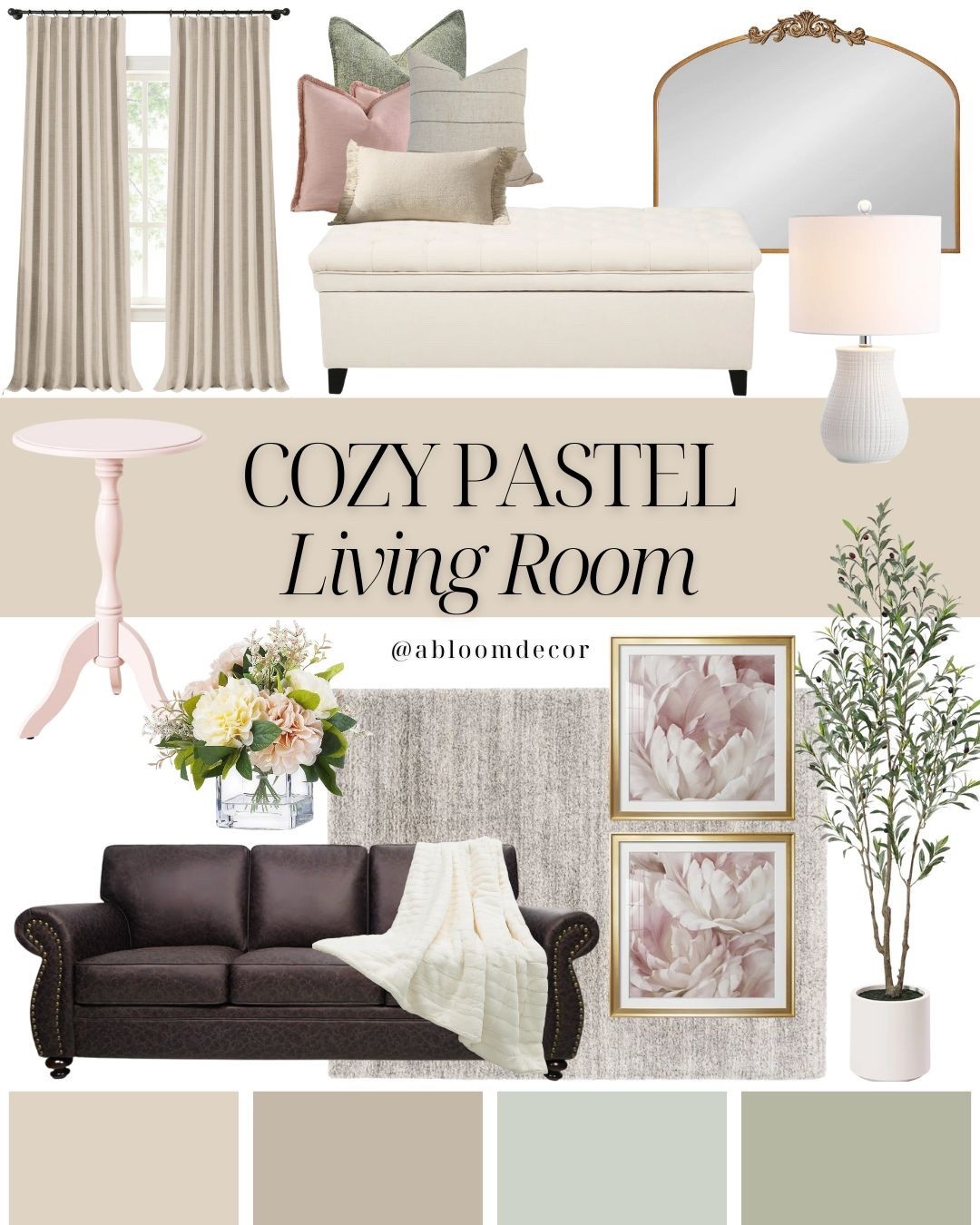 Loving this cozy pastel living room decor from Wayfair

#LTKHome