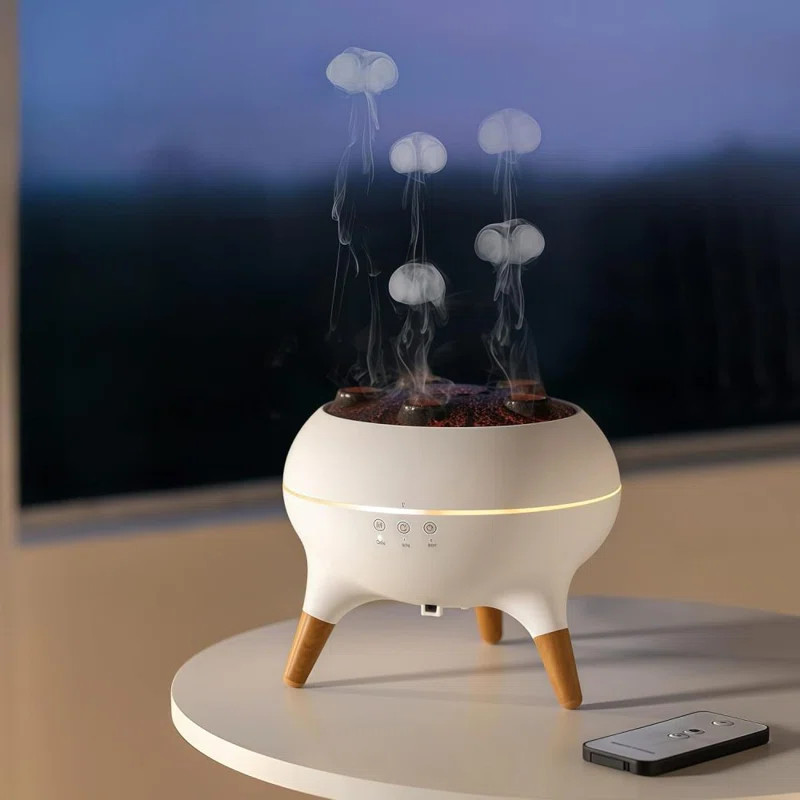 Dynamic Jellyfish Air Humidifier & Jellyfish Essential Oil Diffuser for Home,Office, Yoga - 7 Col... | Wayfair North America