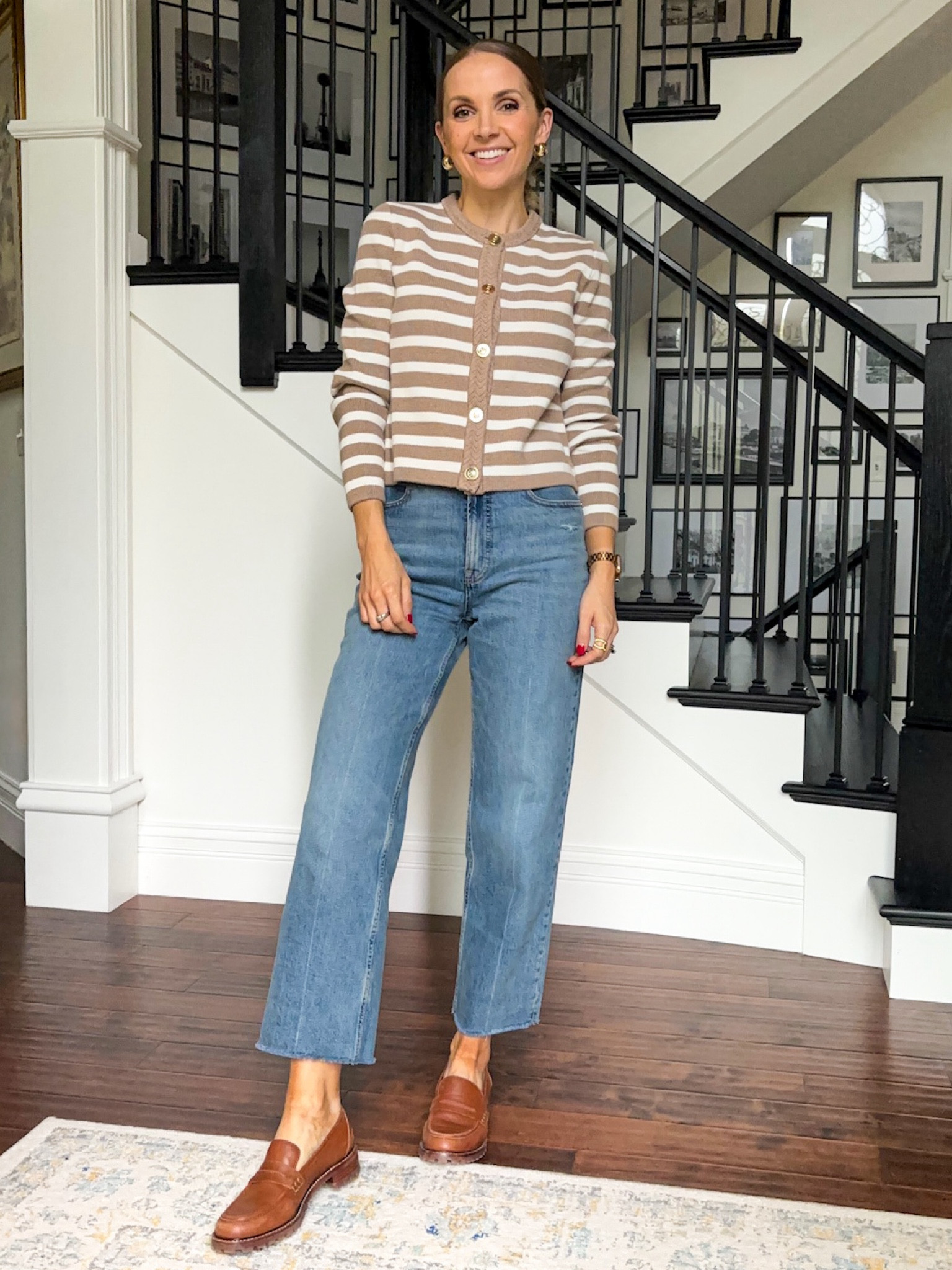 @jcrew structured fall sweater top + @everlane jeans + @madewell loafers #LTKxMadewell 

#LTKStyleTip #LTKSeasonal