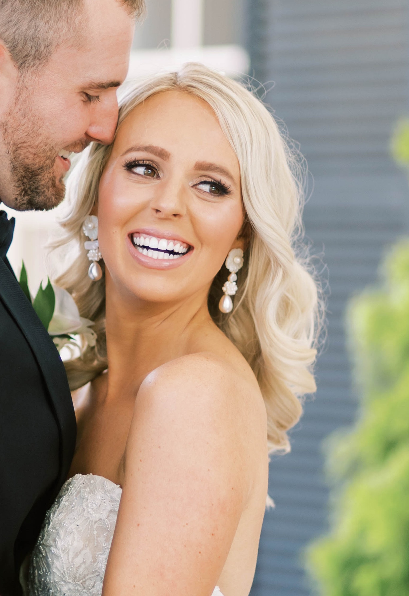 forever in love with my wedding earrings 🤍 classic, timeless, and beautiful! 

#LTKFind #LTKwedding