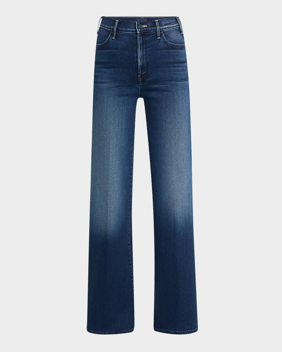 MOTHER The Hustler Roller Sneak Jeans | Neiman Marcus