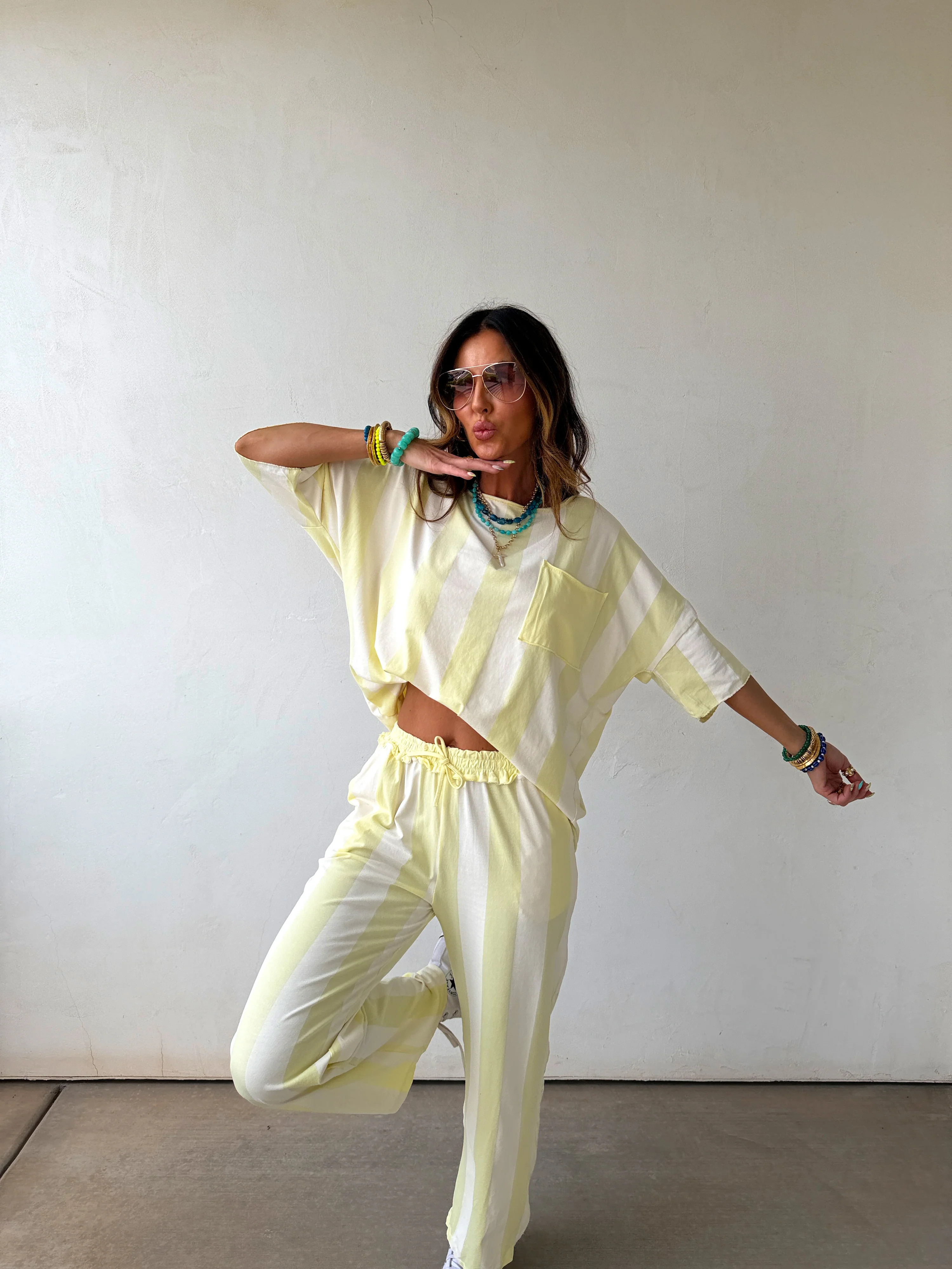 YOLO Striped Set | Copper and Cloth