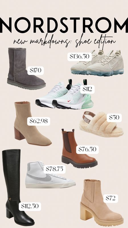 Shop the new markdowns at Nordstrom now!! Boots, booties, sneakers, slippers & more!! #competition 

#LTKsalealert #LTKSale #LTKFind