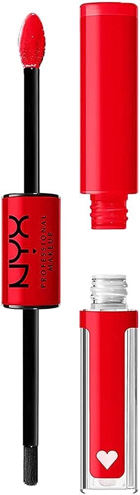 NYX PROFESSIONAL MAKEUP Shine Loud, Long-Lasting Liquid Lipstick with Clear Lip Gloss - Rebel In ... | Amazon (US)