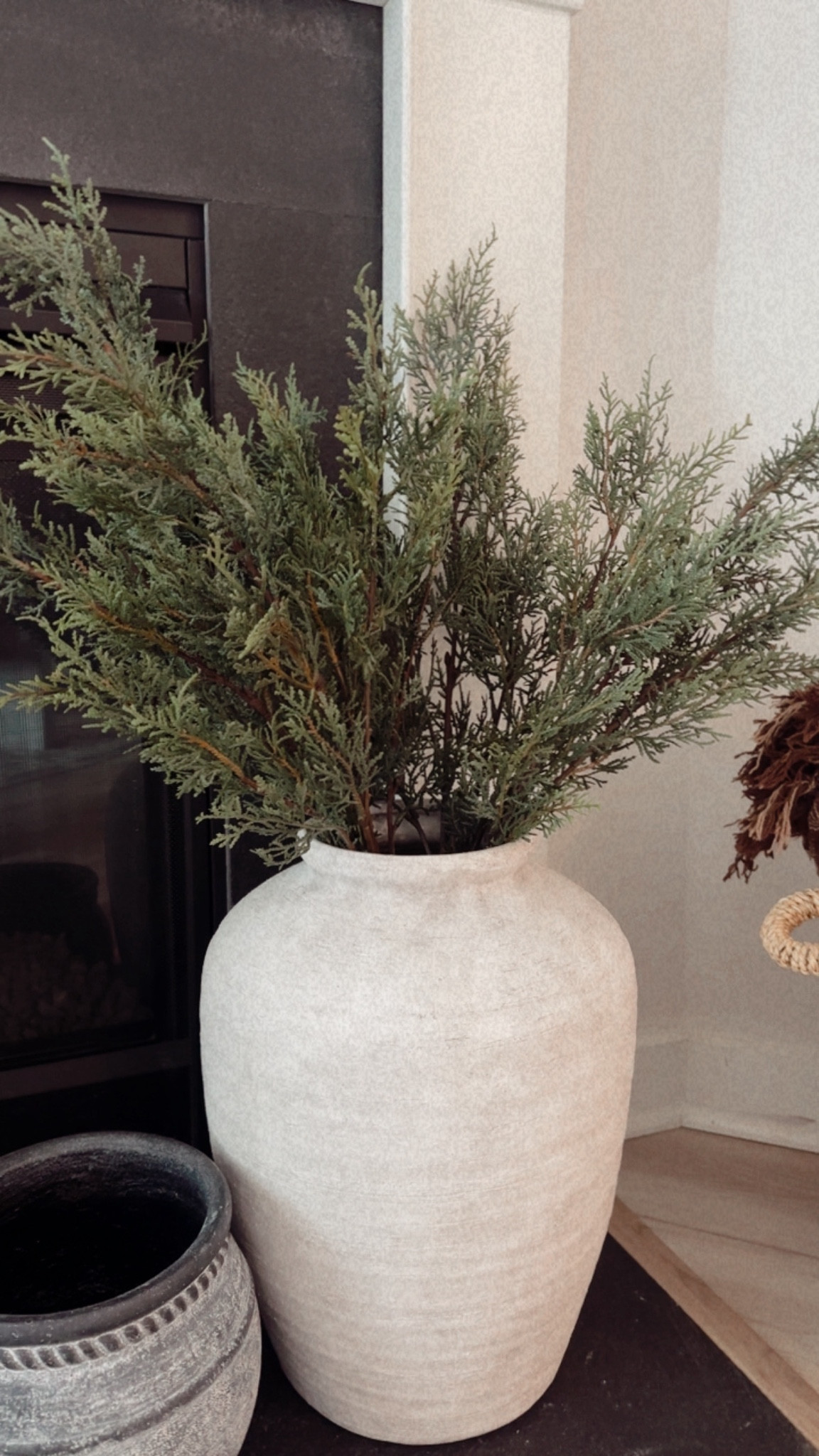 Christmas greenery 
Cedar stems
I have the longer length. (36”)

#LTKSeasonal #LTKHoliday #LTKHome