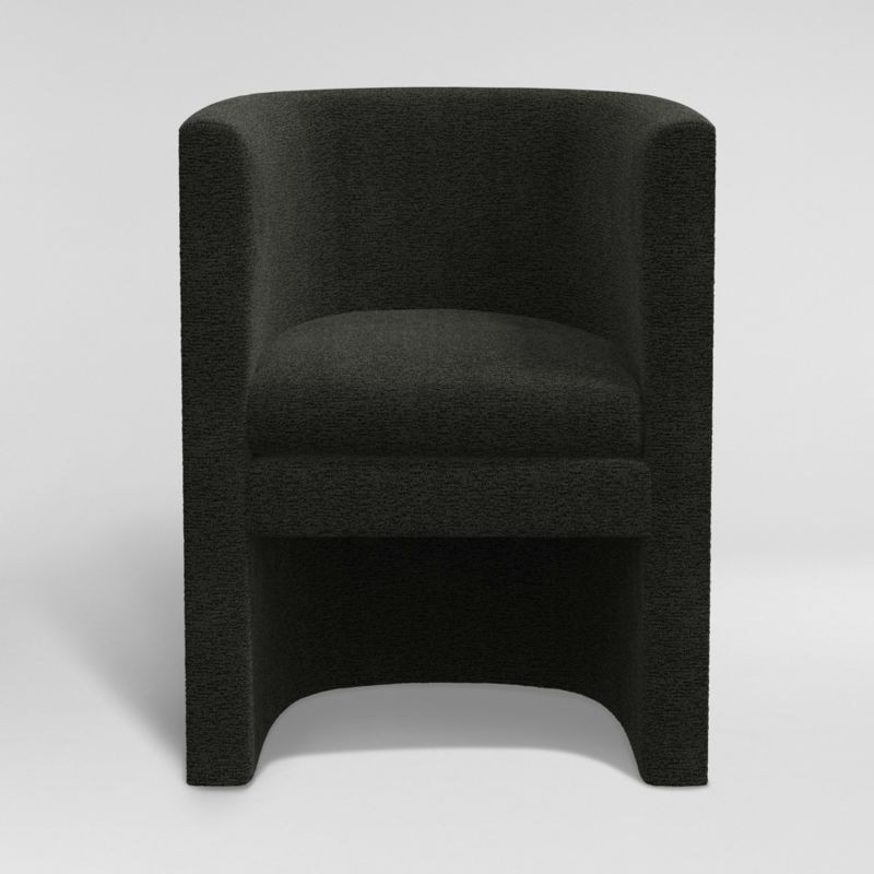 Barkley Granite Bouclé Dining Chair + Reviews | Crate & Barrel | Crate & Barrel